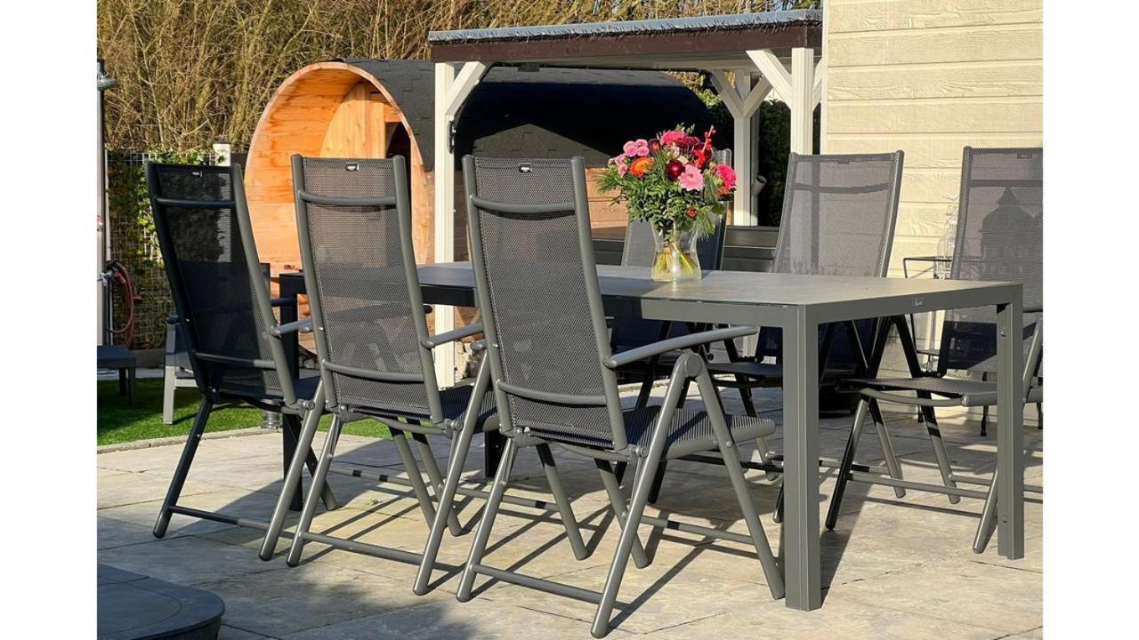 Chalet Buutengeweun, Met Luxe Jacuzzi En Tonsauna Sint Annaland Kültér fotó